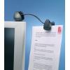 Irattartó, monitorra, csiptetős, KENSINGTON "FlexClip"