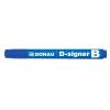 Táblamarker, 2-4 mm, kúpos, DONAU "D-signer B", kék