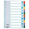 Regiszter, karton, A4, 1-10, ESSELTE "Mylar"