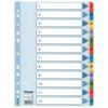 Regiszter, karton, A4, 1-12, ESSELTE "Mylar"