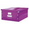 Doboz, A3 méret, LEITZ "Click&Store", lila