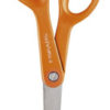 Olló, iskolai, 13 cm, FISKARS "First", narancssárga
