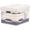 Archiválókonténer, karton, standard, "BANKERS BOX® SYSTEM by FELLOWES®", kék