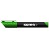 Alkoholos marker, 3-5 mm, kúpos, KORES "K-Marker XP1", zöld