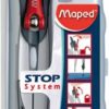 Körző készlet, rögzíthető lábakkal, 3 darabos, MAPED "Stop System"