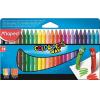 Zsírkréta, MAPED "Color`Peps Wax", 24 különböző szín