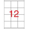 Etikett, univerzális, 70x67,7 mm, APLI, 1200 etikett/csomag