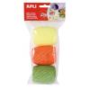 Raffia gombolyag szett , APLI "Creative", neon színek