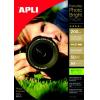 Fotópapír, tintasugaras, A4, 200 g, fényes, APLI "Photo bright"