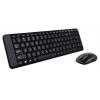 Egér- és billentyűzet készlet, vezeték nélküli, USB, HUN, LOGITECH "MK220", fekete