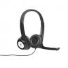 Fejhallgató, mikrofonnal, USB csatlakozás, LOGITECH "H390"