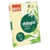 Másolópapír, színes, A3, 80 g, REY "Adagio", pasztell sárga