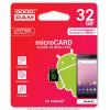 Memóriakártya,  Micro SDHC, 32GB, Class 10, UHS-I, GOODRAM