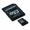 Memóriakártya, microSDHC, 32GB, CL4, 4 MB/s, adapter, KINGSTON