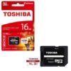 Memóriakártya, Micro SDHC, 16GB, Class 10 U3, adapterrel, TOSHIBA "M302 EXCERIA"