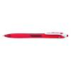 Golyóstoll, 0,27 mm, nyomógombos, PILOT "Rexgrip", piros
