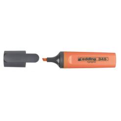 Szövegkiemelő, 2-5 mm, EDDING "345", narancssárga