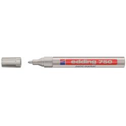 Lakkmarker, 2-4 mm, EDDING "750", ezüst
