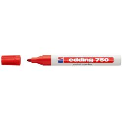 Lakkmarker, 2-4 mm, EDDING "750", piros