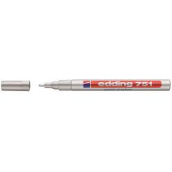 Lakkmarker, 1-2 mm, EDDING "751", ezüst
