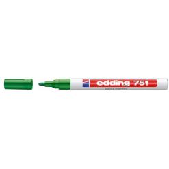 Lakkmarker, 1-2 mm, EDDING "751", zöld