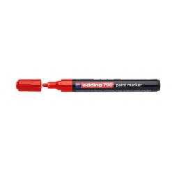 Lakkmarker, 2-3 mm, EDDING "790", piros