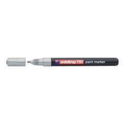 Lakkmarker, 1-2 mm, EDDING "791", ezüst