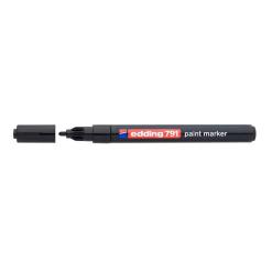 Lakkmarker, 1-2 mm, EDDING "791", fekete