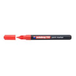 Lakkmarker, 1-2 mm, EDDING "791", piros