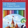 Színes ceruza készlet, hatszögletű, FABER-CASTELL "Classic", 12 különböző szín