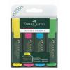 Szövegkiemelő készlet, 1-5 mm, FABER-CASTELL, "Textliner 48", 4 különböző szín