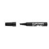Flipchart marker, 1-4 mm, vágott, ICO "Artip 12", fekete
