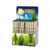 Golyóstoll display, kupakos, papír tolltest, ICO "Green", kék