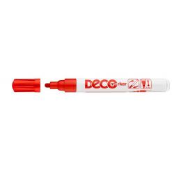 Lakkmarker, 2-4 mm, ICO "Decomarker" piros