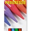 Színes ceruza készlet, henger alakú, famentes, KOH-I-NOOR "Progresso 8755/6", 6 különböző szín