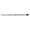 Jelölőceruza, hatszögletű, mindenre író, lemosható (omnichrom), STAEDTLER "Lumocolor 108", fekete