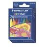Zsírkréta, STAEDTLER "Noris 220", 24 különböző szín
