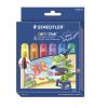 Zsírkréta, zselés, STAEDTLER "Noris 2390", 6 csillogó szín