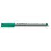 Alkoholmentes marker, OHP, 0,4 mm, STAEDTLER "Lumocolor® 311 S", zöld