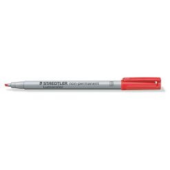 Alkoholmentes marker, OHP, 1-2,5 mm, STAEDTLER "Lumocolor 312 B", piros