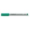 Alkoholmentes marker, OHP, 1 mm, STAEDTLER "Lumocolor® 315 M", zöld
