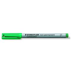 Alkoholmentes marker, OHP, 0,6 mm, STAEDTLER "Lumocolor® 316 F", zöld