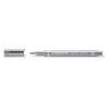 Dekormarker, 1-2 mm, kúpos, STAEDTLER "8323", ezüst