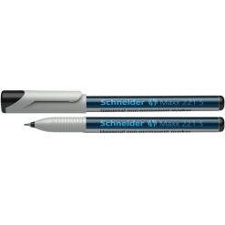 Alkoholmentes marker, OHP, 0,4 mm, SCHNEIDER "Maxx 221 S", fekete