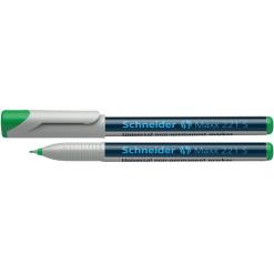 Alkoholmentes marker, OHP, 0,4 mm, SCHNEIDER "Maxx 221 S", zöld