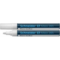 Krétamarker, 2-3 mm, SCHNEIDER "Maxx 265", fehér