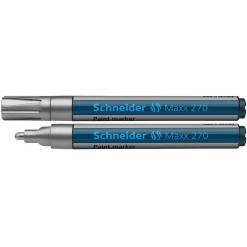 Lakkmarker, 1-3 mm, SCHNEIDER "Maxx 270", ezüst