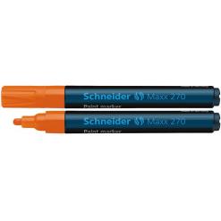Lakkmarker, 1-3 mm, SCHNEIDER "Maxx 270", narancssárga