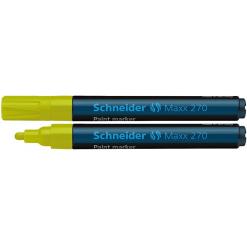 Lakkmarker, 1-3 mm, SCHNEIDER "Maxx 270", sárga