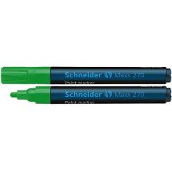 Lakkmarker, 1-3 mm, SCHNEIDER "Maxx 270", zöld